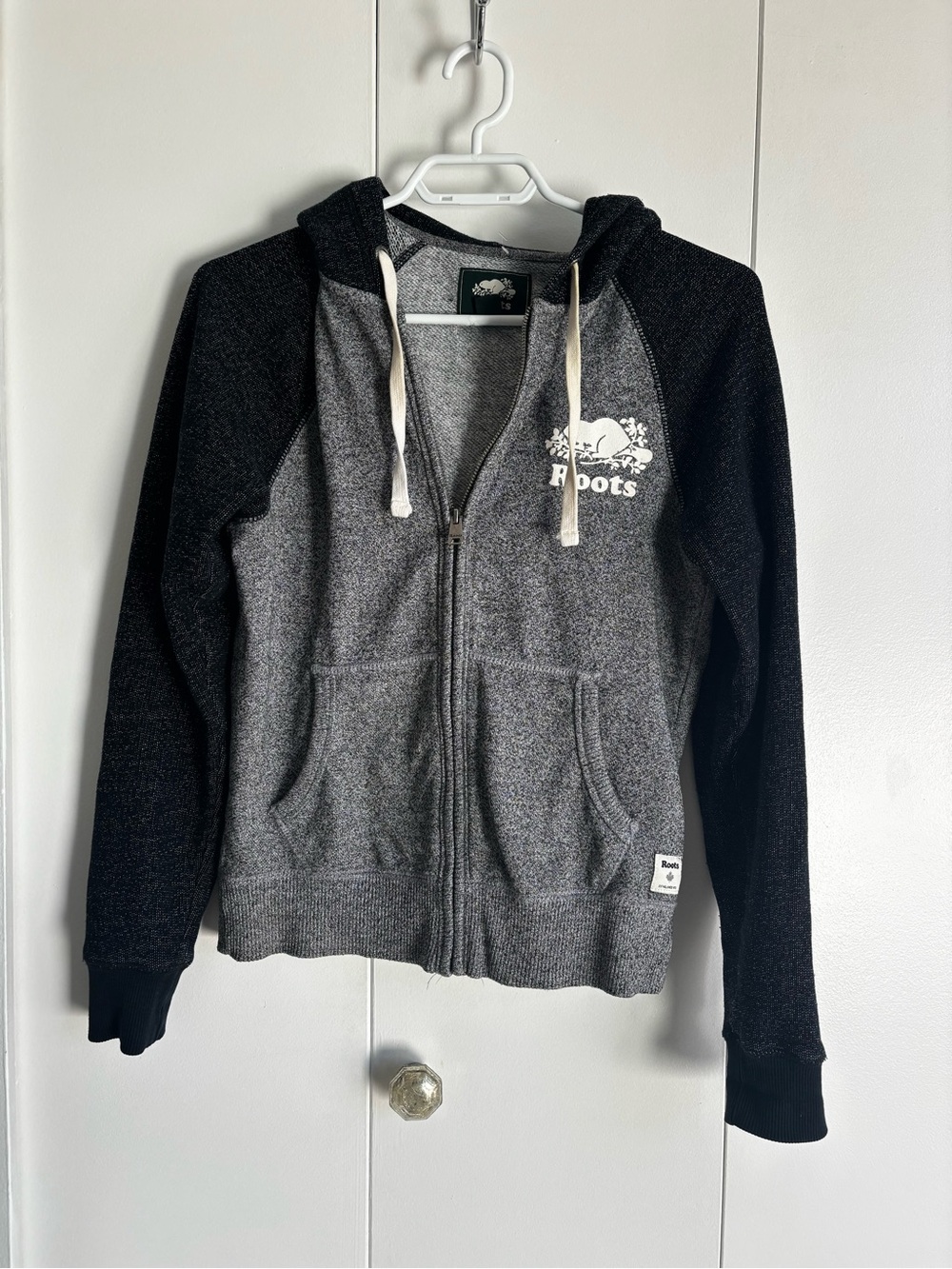 Roots Heather Gray Zip Hoodie - Gray